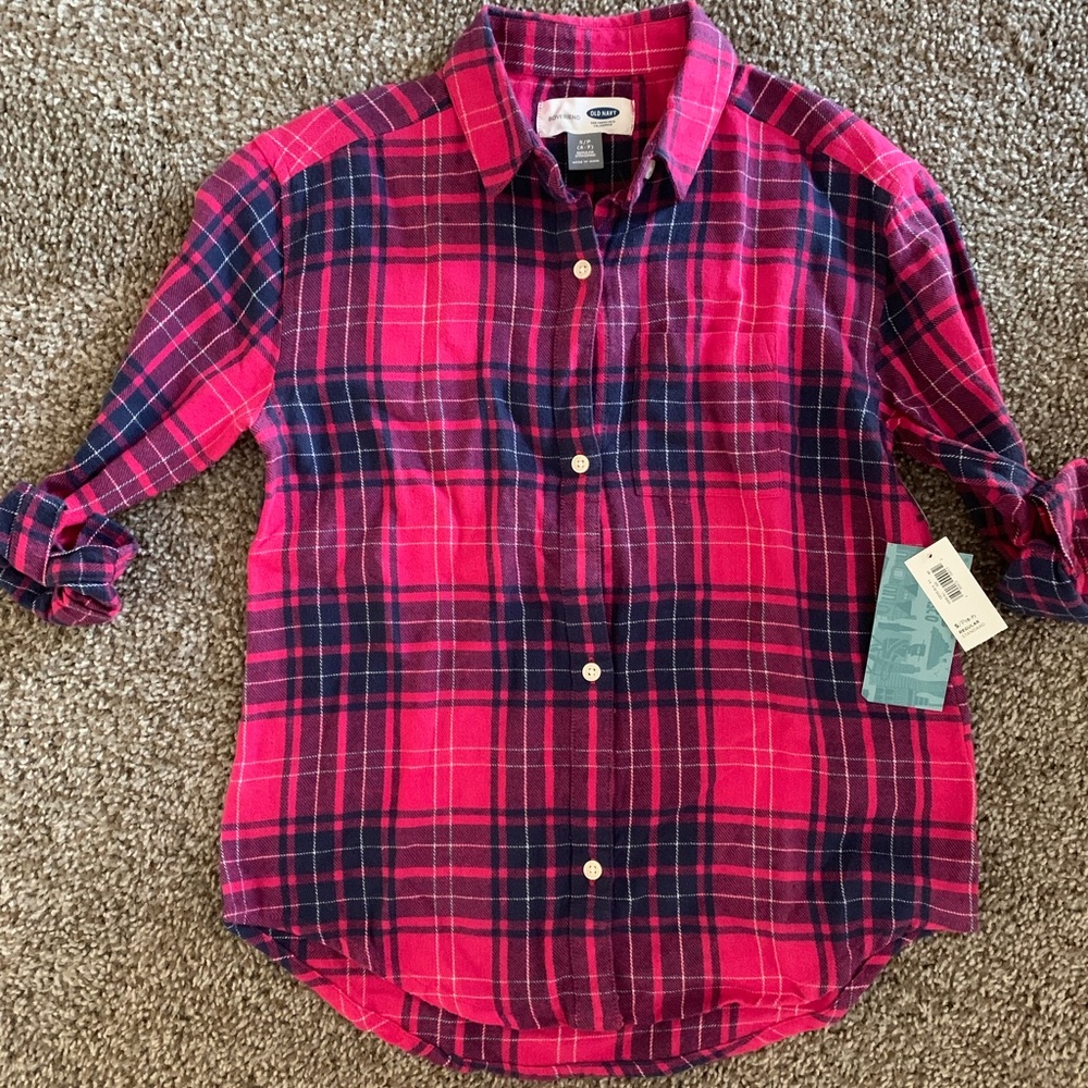 Girls pink flannel
